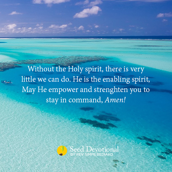 Be Yielded to the Working of the Holy Spirit in You