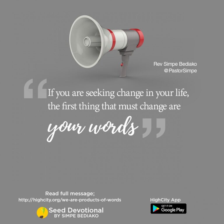 We are Products of Words