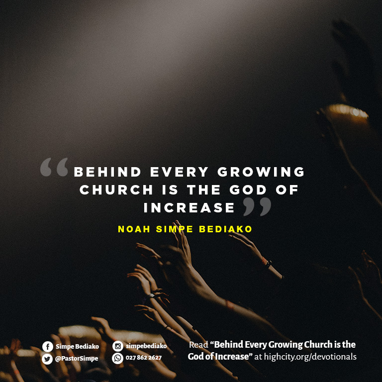 Behind Every Growing Church is the God of Increase