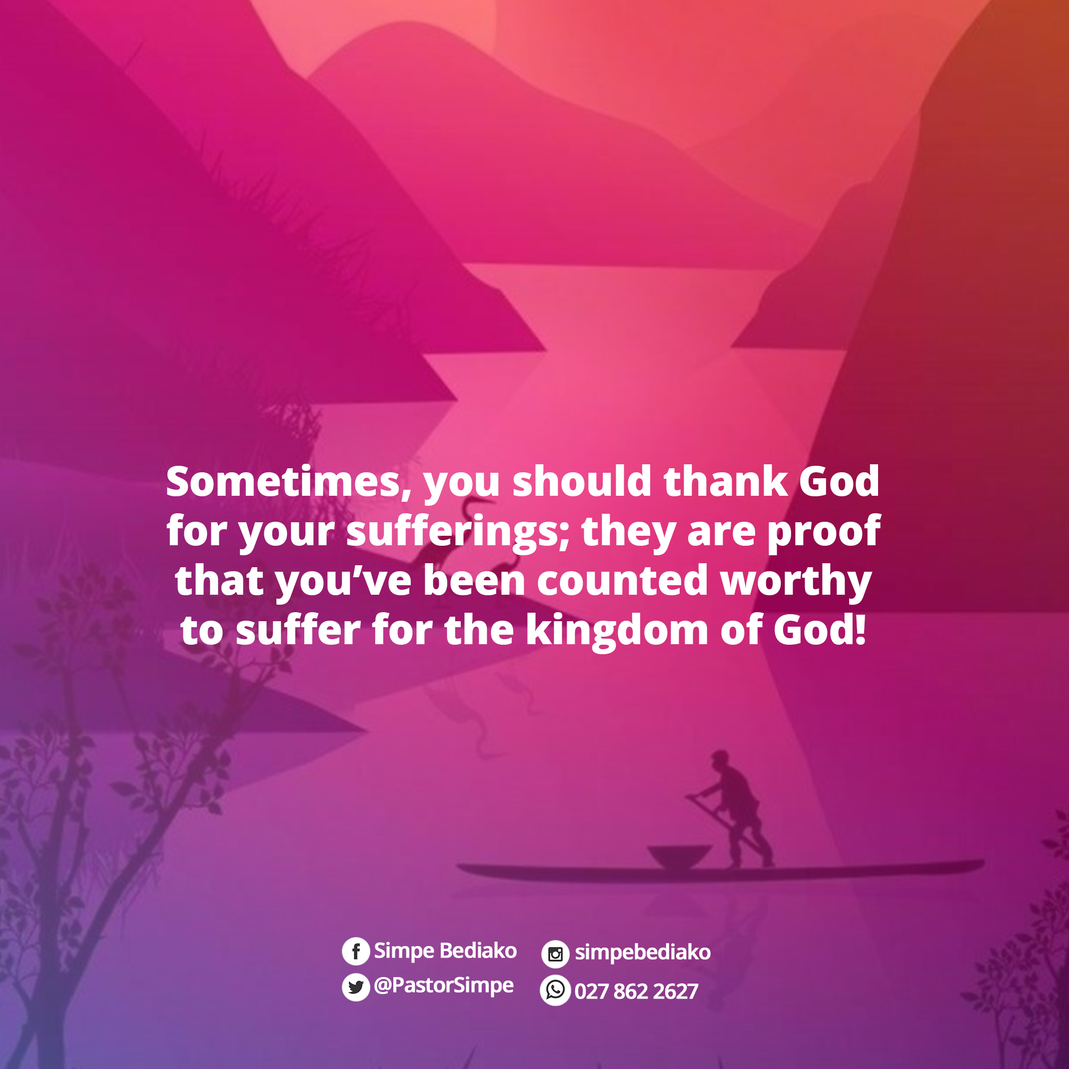 Prayer is the second step to winning the lost and fulfilling the great commission of the Lord after you have answered the call.