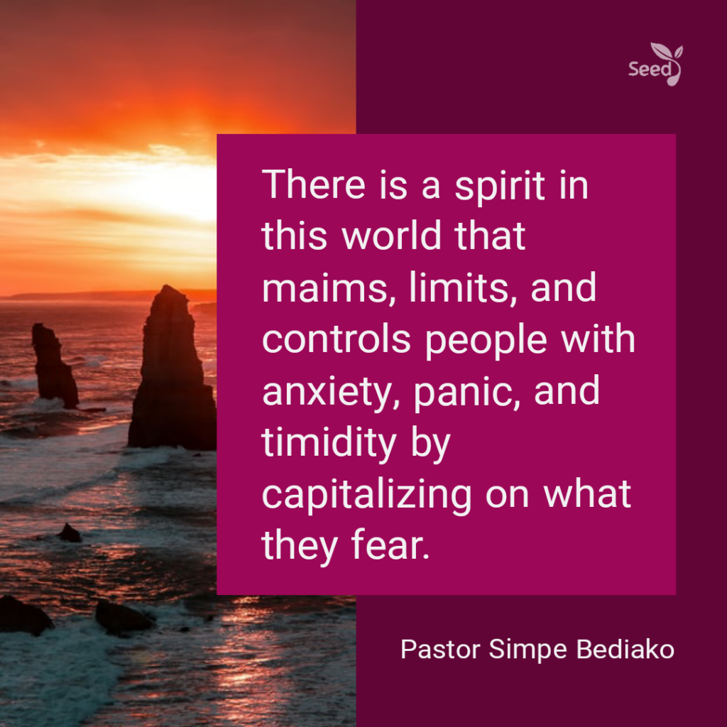 Breaking the Spirit of Fear — 7 Fears You Must Deal With.
There is a spirit in this world that maims, limits, and controls people with anxiety, panic, and timidity by capitalizing on what they fear.