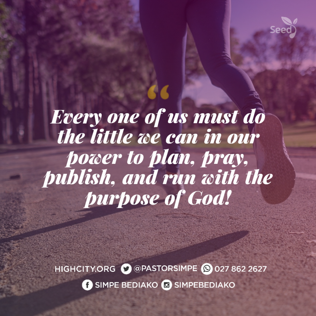 Running with purpose 
