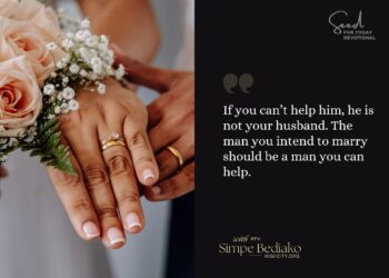 Who is the right man for me?