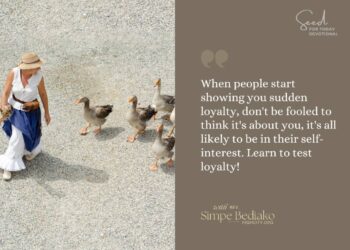 Don’t be fooled by a sudden commitment