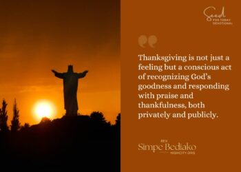 The art of thanksgiving