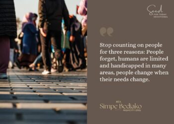 Stop counting on people