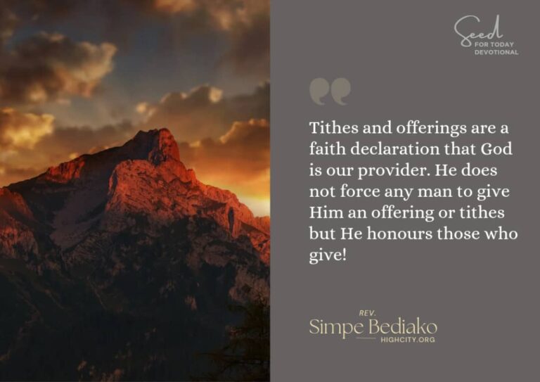 The Anointing You Don’t Honour Cannot Bless You