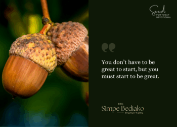 Start small, finish strong