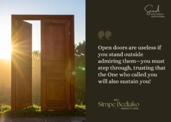 Walking through great and effectual doors