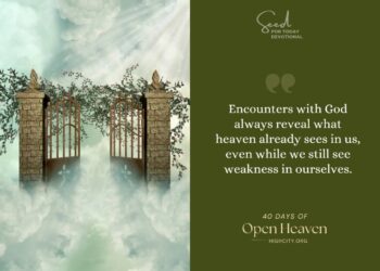 What must I do after the encounter? Go in this thy might!