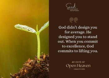 Let us pursue excellence