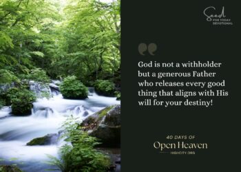 No good thing will God with hold from those who walk uprightly