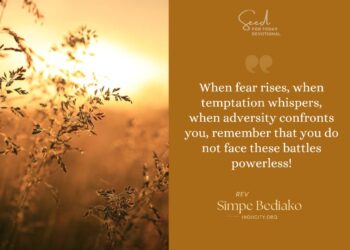 Be strong in the Lord …