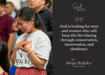 Pray for fire on the altar