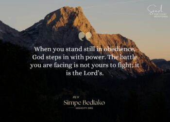 God will fight for you!