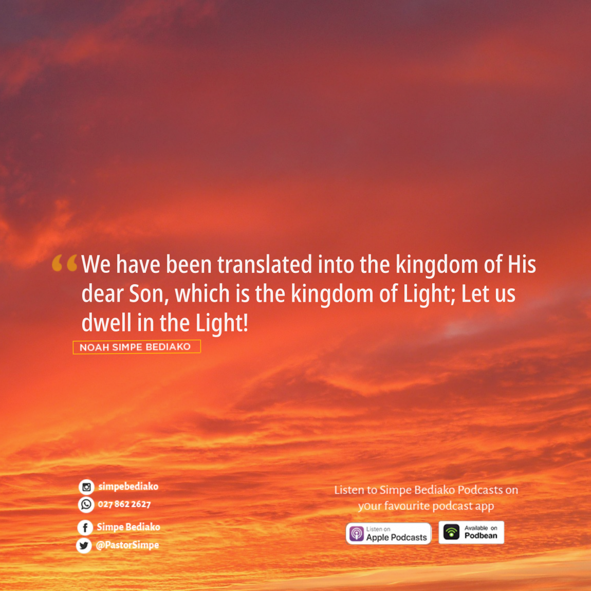 We Must Dwell in Light - HighCity Church We Must Dwell in Light