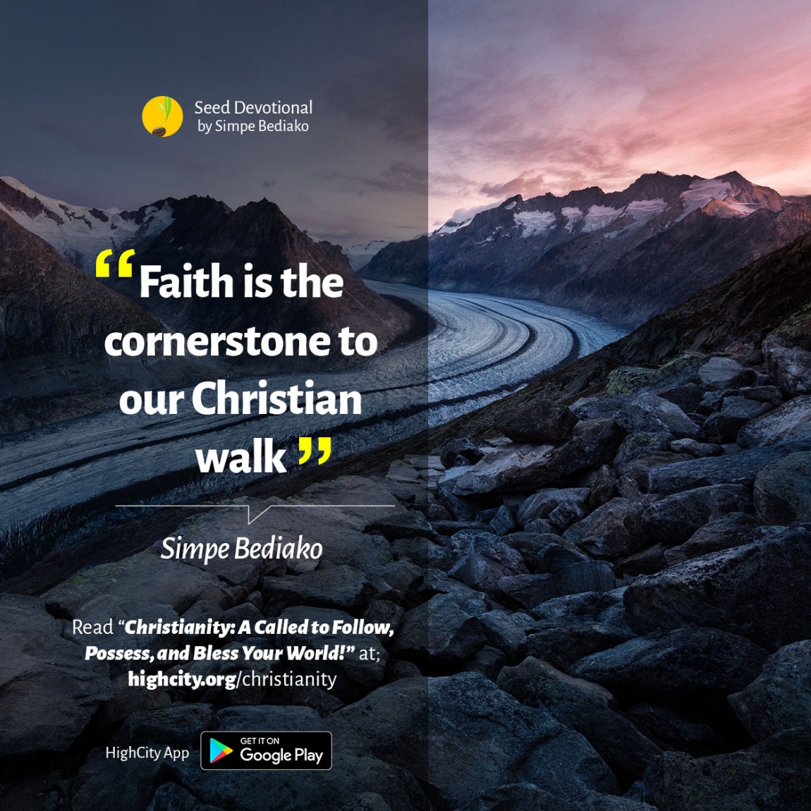 Christianity: A Called to Follow, Possess, and Bless your world!