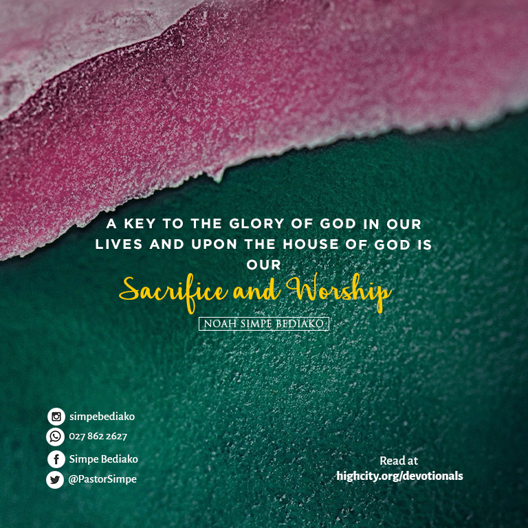 How to Bring Down the Glory of God