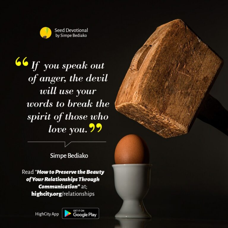 "Let no corrupt communication proceed out of your mouth, but that which is good to the use of edifying, that it may minister grace unto the hearers." (Ephesians 4:29 KJV) Interpersonal communication is one of the key factors to build and preserve the beauty and sanctity of interpersonal relationships. Learning how to speak to one another is an important skill that helps you to preserve and save your relationships. The Scriptures tell us that "if a man err not in word, the same is perfect". We must learn to minister edification. All of us must develop the skill and grace to speak well to our fellow men and women. Simple tips to a good interpersonal relationship are; 1. Start every conversation on a positive note: Try your best to start your conversations on positive note. Always start with an honest compliment. "I saw in the visions of my head upon my bed, and, behold, a watcher and an holy one came down from heaven; Then Daniel, whose name was Belteshazzar, was astonished for one hour, and his thoughts troubled him. The king spake, and said, Belteshazzar, let not the dream, or the interpretation thereof, trouble thee. Belteshazzar answered and said, My Lord, the dream be to them that hate thee, and the interpretation thereof to thine enemies". (Daniel 4:13, 19 KJV) 2. Watch you body language: Your actions and body language matters a lot. Most often what you don't say sounds more louder than what you are saying. 3. Keep a pleasant expression: As you relate with people, your spouse or your friends, speak to raise people. Don't beat people down; raise people up as you speak. Speak with a smile, with love and affection. Say things that would heal and build them up. 4. Speak in love: Don't speak except you are motivated by love. Don't speak when you are angry, upset or offended. Speak in love and affection. If you speak out of anger, the devil will use and capitalise on your words to break the spirit and emotions of those who love you. Stay bless; I love you.