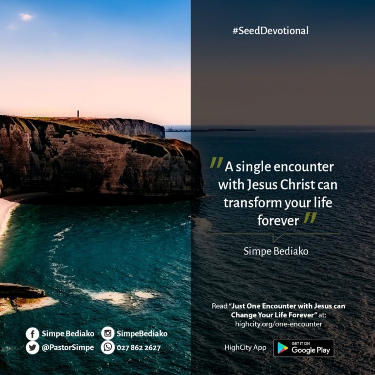 Just One Encounter with Jesus can Change Your Life Forever