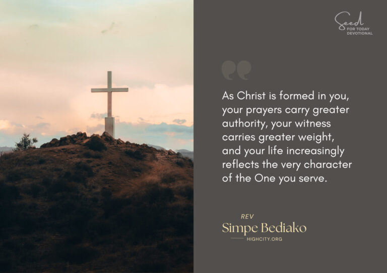 Pray that Christ Will Be Formed in Us