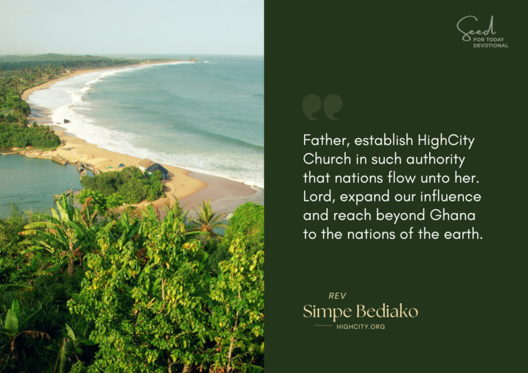 Pray that the Nations Shall Flow into HighCity Church