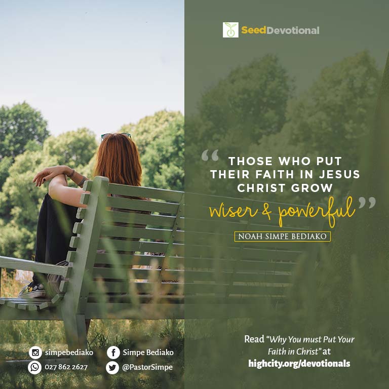 Why You must Put Your Faith in Christ